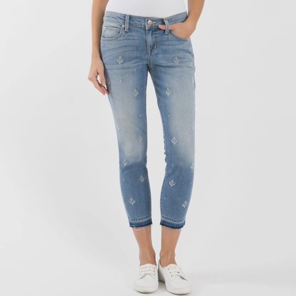 Level 99 Clearwater Aubrey Relaxed Cropped Skinny Jeans
